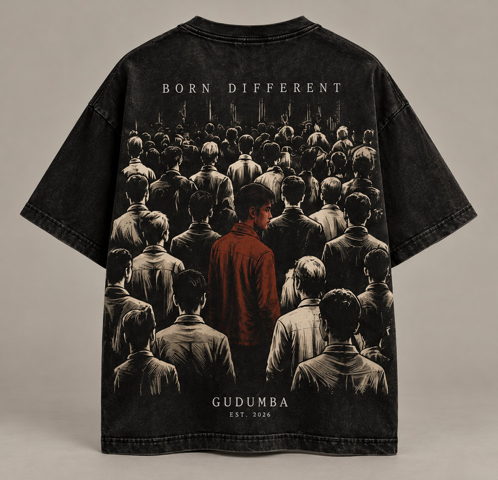 Born Different Crowd Graphic Tee
